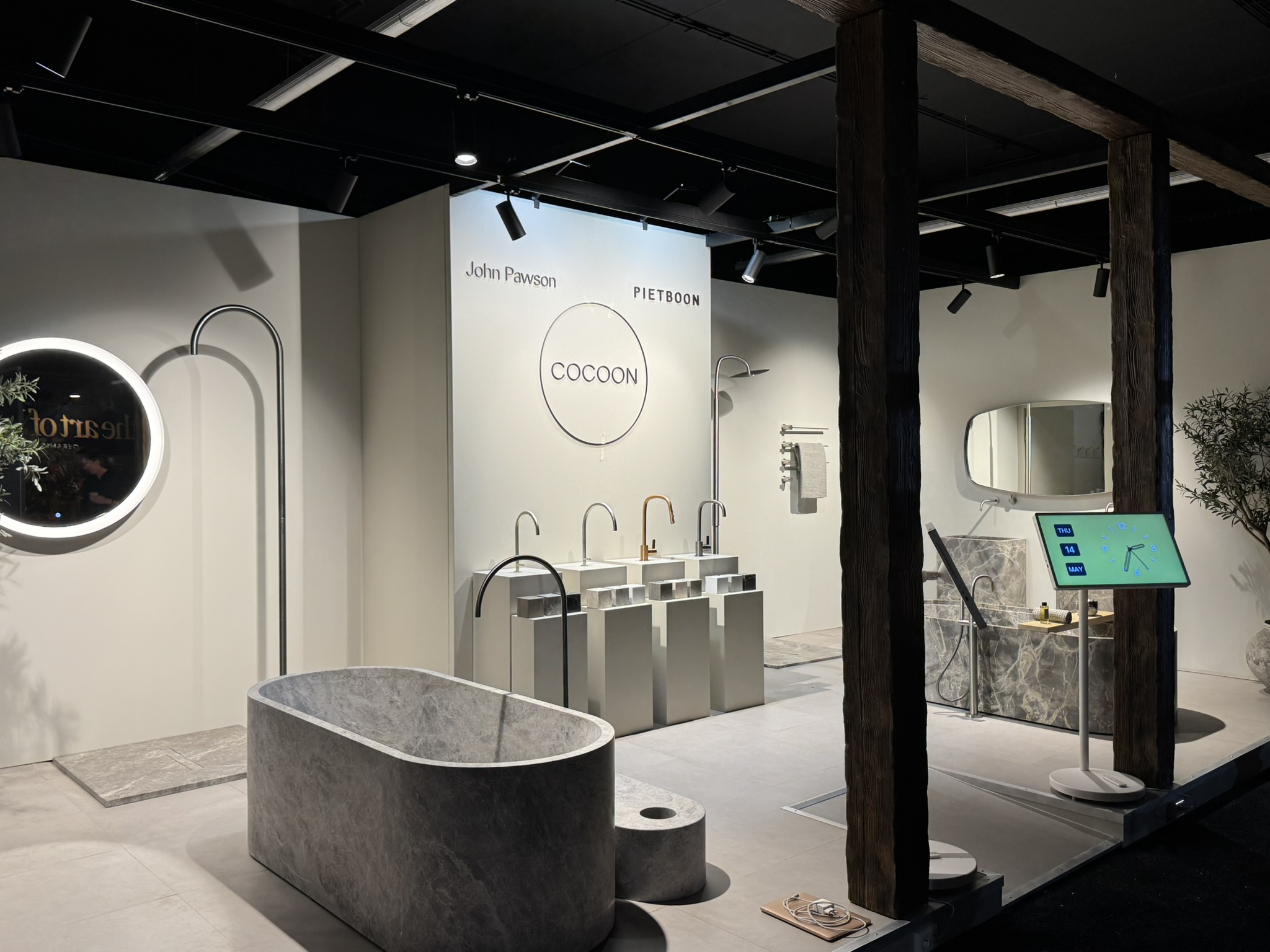 Architectonische productpresentatie van COCOON badkamerdesign